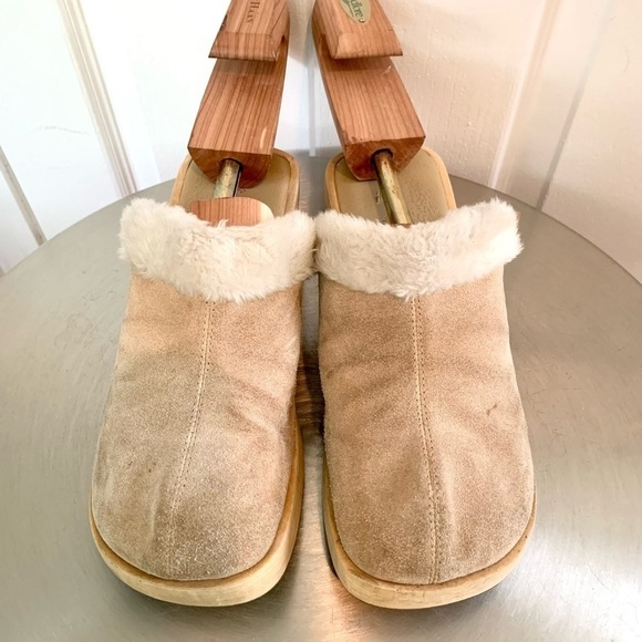 Vintage SKECHERS chunky platform mules 90s y2k clogs bratz fuzzy womens 9 - Picture 5 of 11